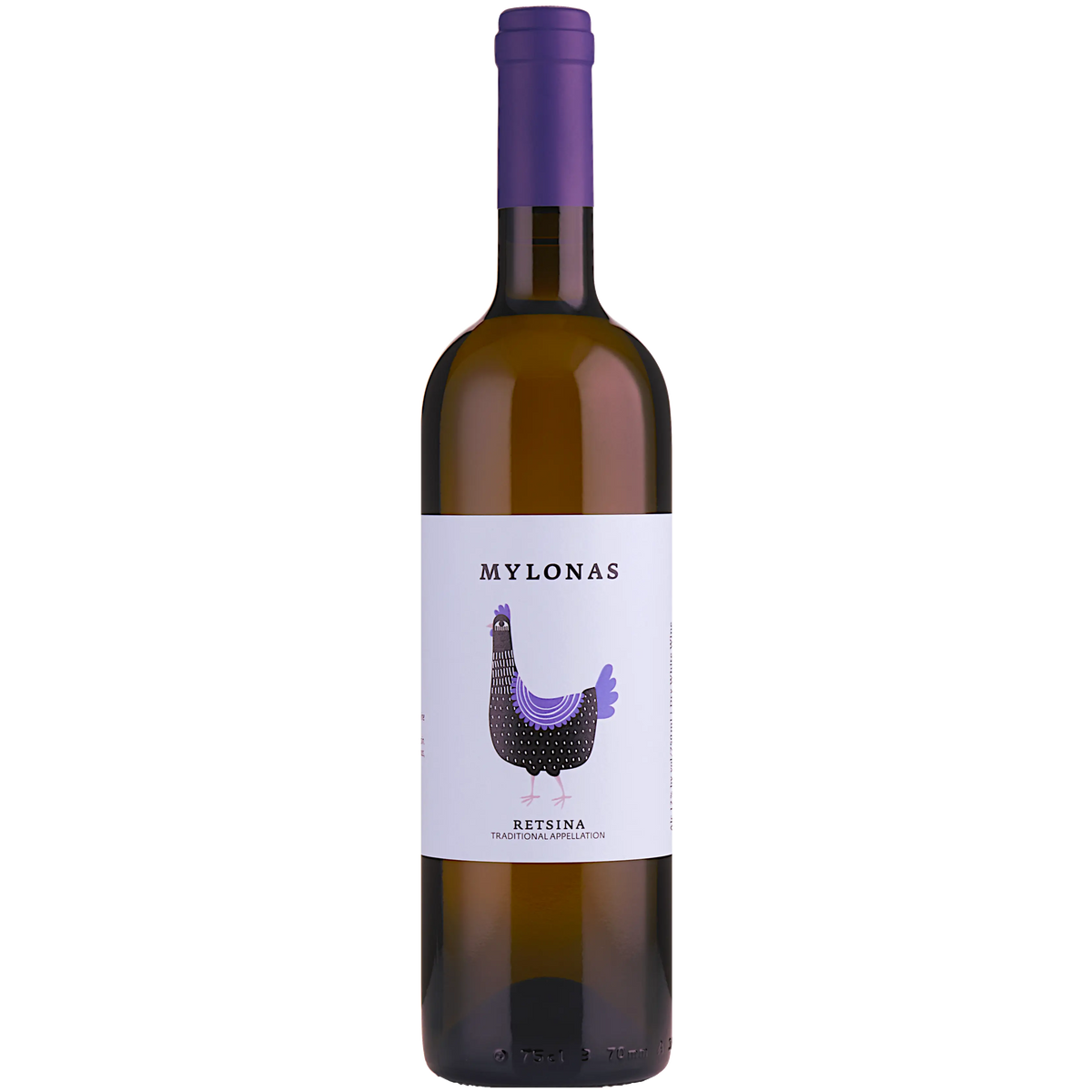 Mylonas Retsina Savatiano Old Vines 2024 – Traditionel Retsina fra Attika